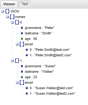 Create Json with two arrays.PNG