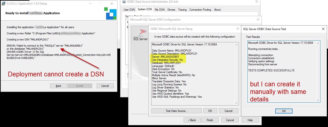 Deployment DSN Create Error.png
