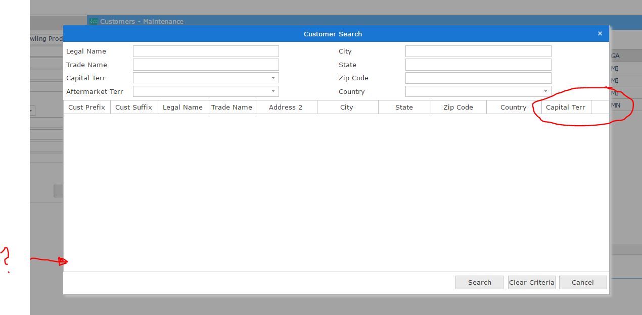 Customer Search Popup - Deployed-accessed in Framework.JPG